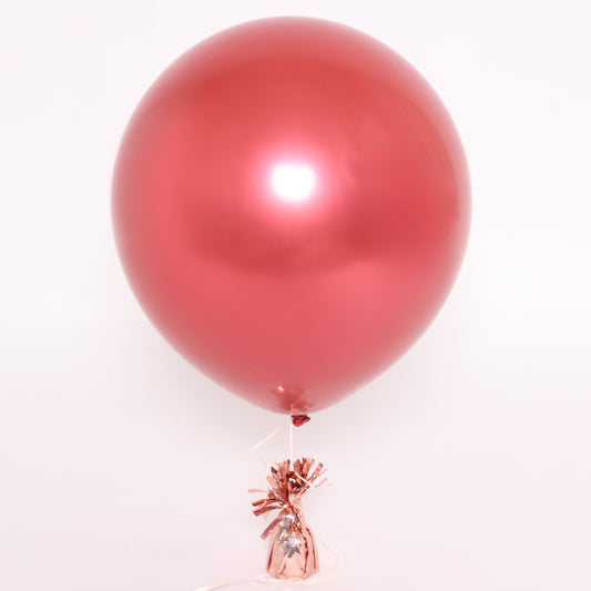 Chrome Latex Balloon, 17 inch, 1 count